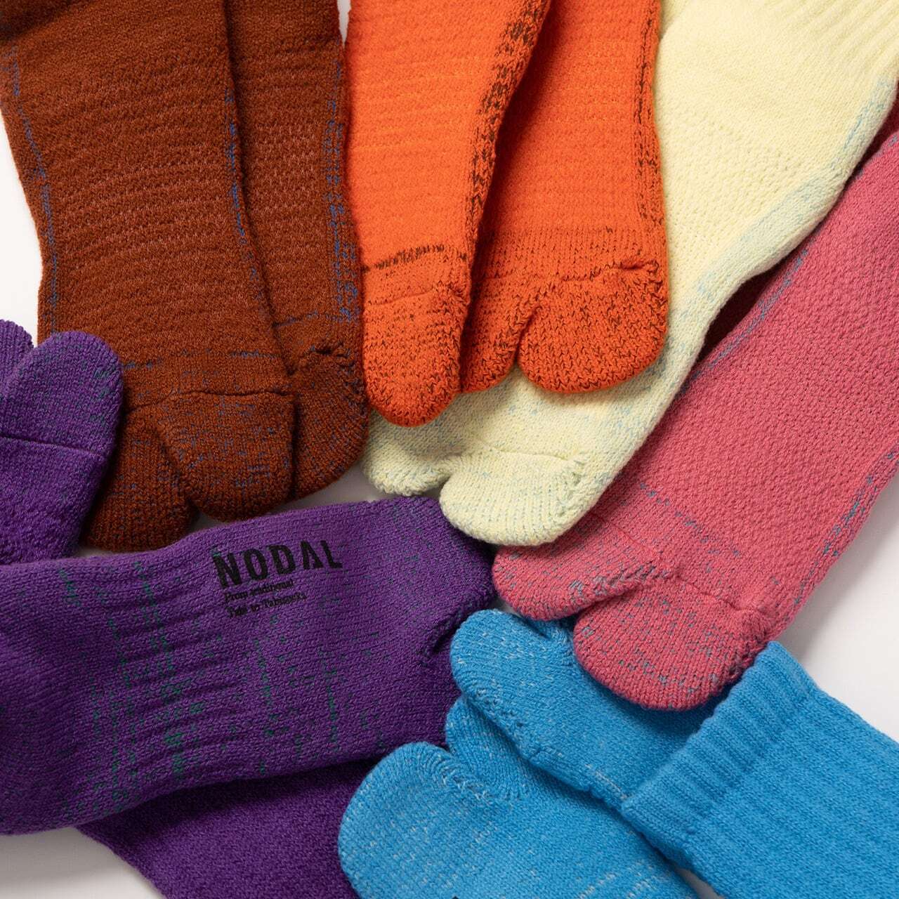 【DM便190円】NODAL 84N Wool Long Socks(Cherry Pink) ウールロングソックス NDY09