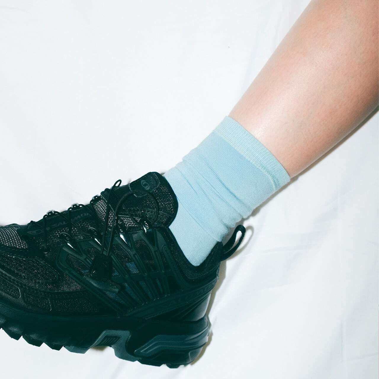 【DM便190円】NODAL Australian MerinoWool Socks(Light Blue)ノーダル オーストラリアンメリノソックス ライトブルー