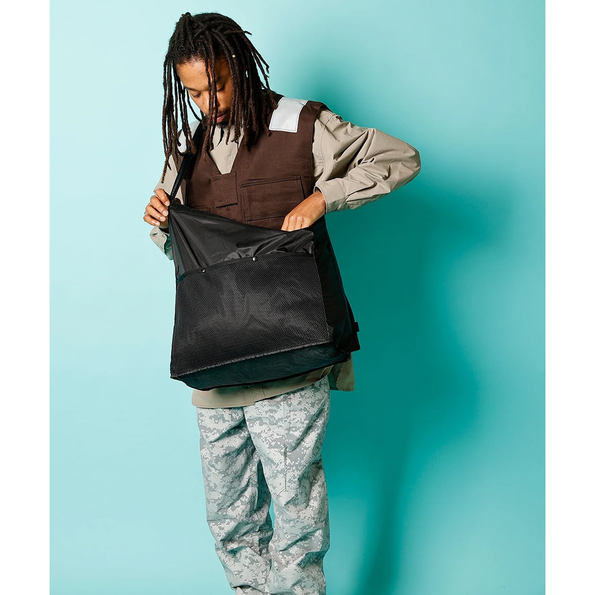 【DM便190円】BURLAP OUTFITTER バーラップ アウトフィッター FOLDING SHOULDER TOTE フォールディング ショルダートート