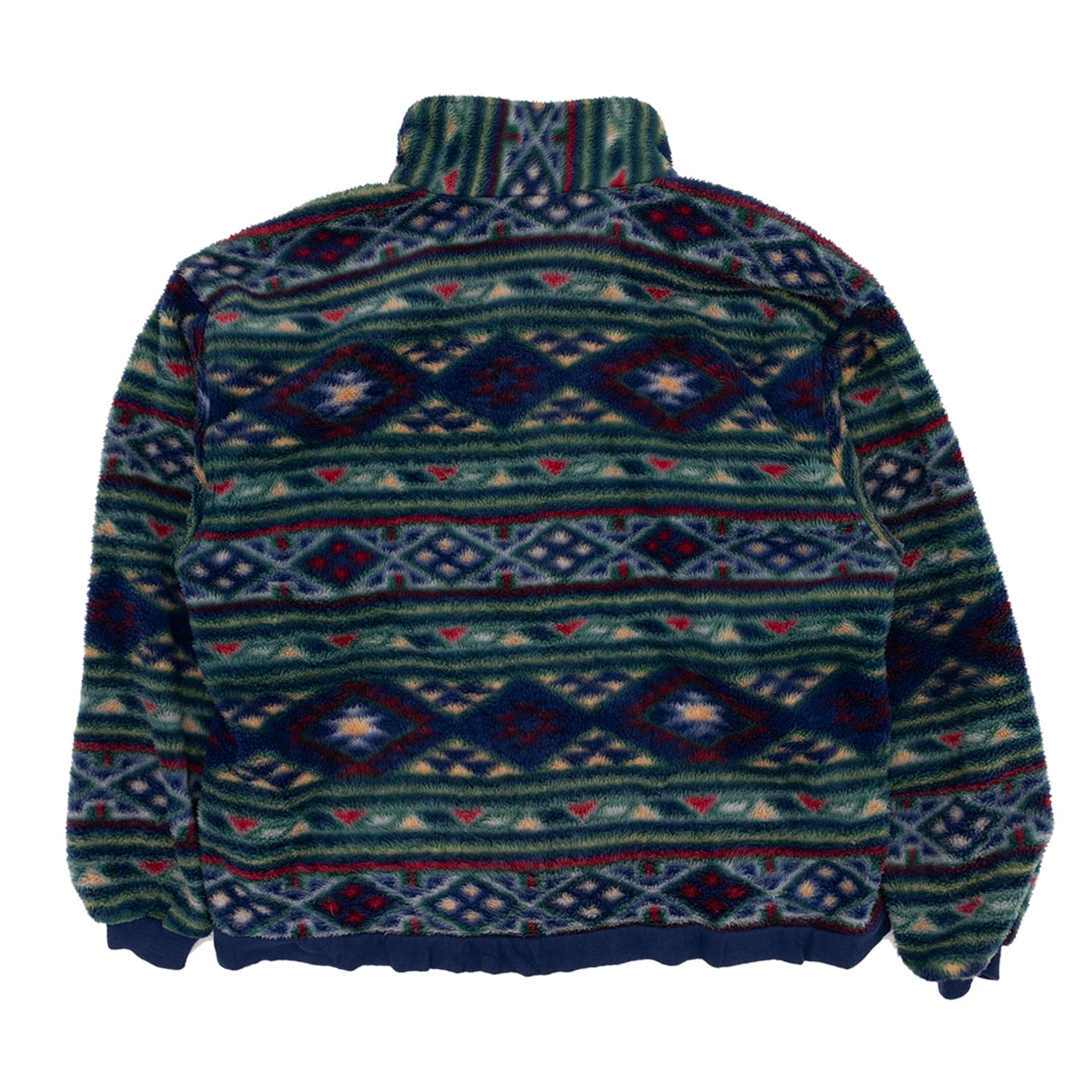 【USED】90s LANDS' END ランズエンド Fleece Jacket フリースジャケット made in USA