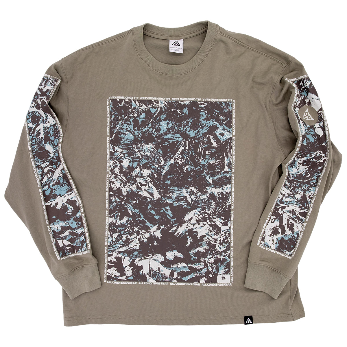 【USED】NIKE ACG ALL CONDITIONS GEAR GRAPHIC L/S TEE