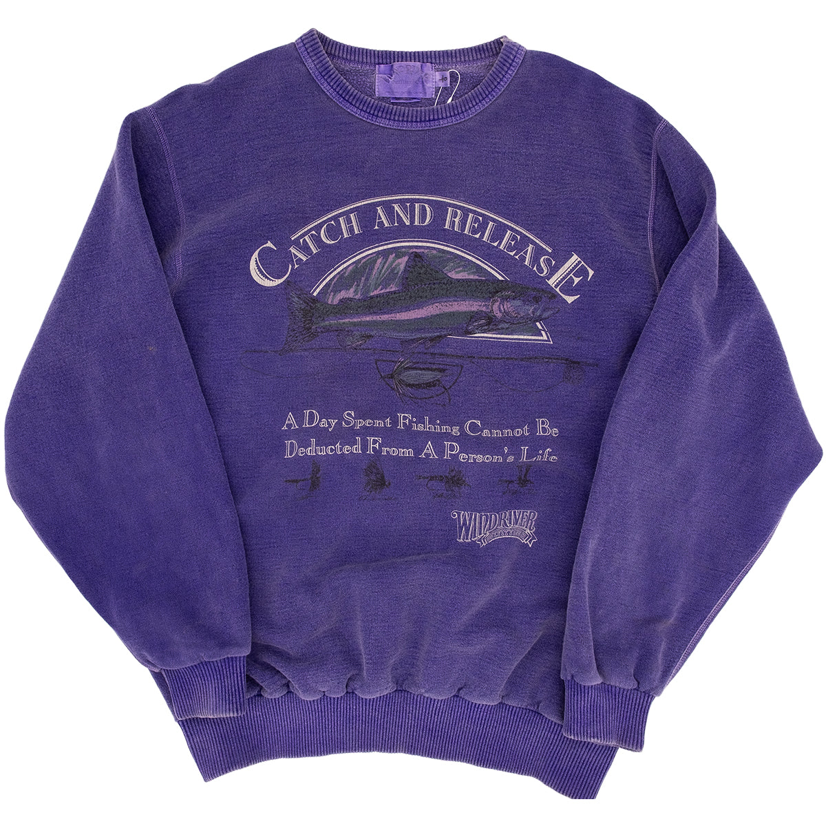 【USED】WILD RIVER OUTFITTERS CATCH AND RELEASE FISHING SWEATSHIRT