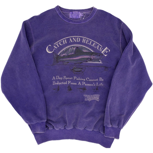 【USED】WILD RIVER OUTFITTERS CATCH AND RELEASE FISHING SWEATSHIRT