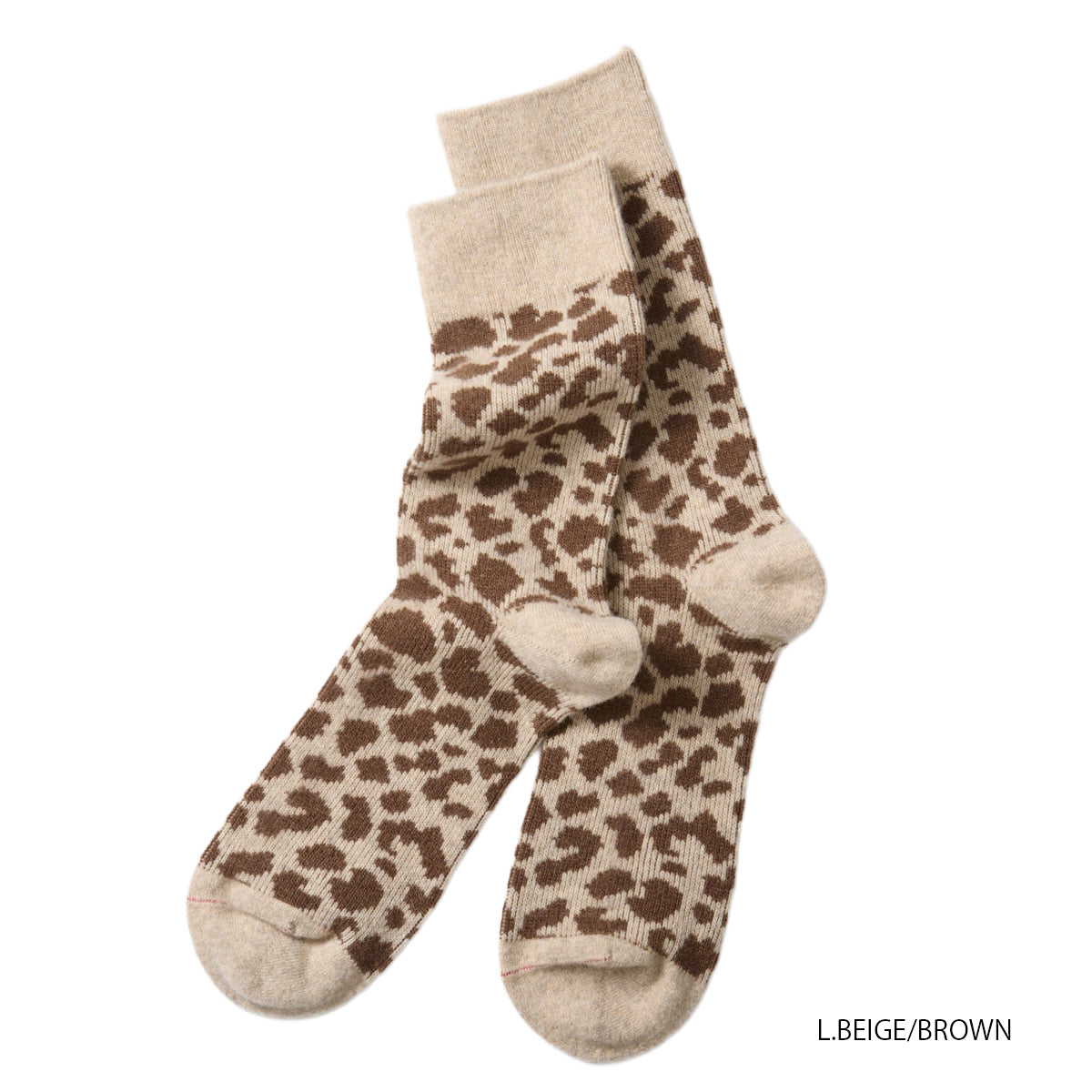 【DM便250円】ROTOTO ロトト LEOPARD PATTERN MERINO SOCKS レオパードパターン メリノソックス R1627-252
