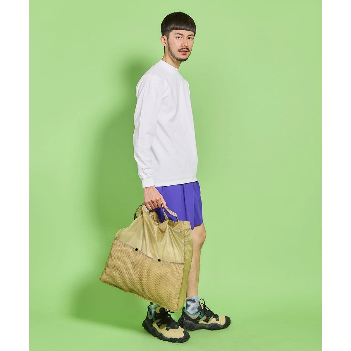 【DM便190円】BURLAP OUTFITTER バーラップ アウトフィッター FOLDING SHOULDER TOTE フォールディング ショルダートート