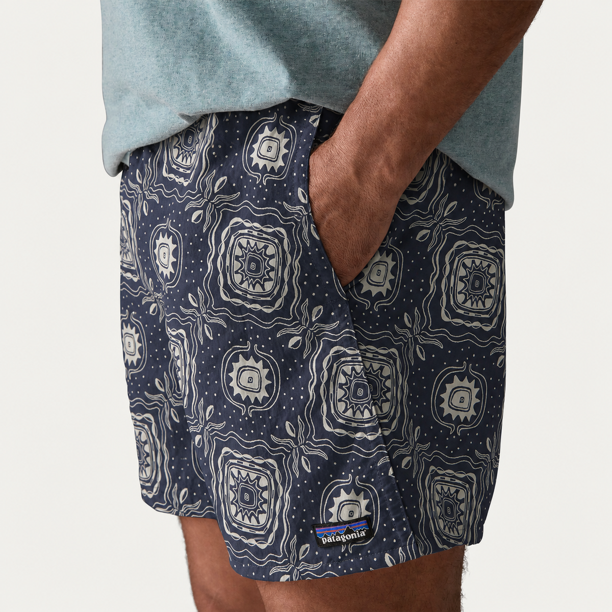 Patagonia パタゴニア Men's Baggies Shorts - 5"
メンズ・バギーズ・ショーツ 5インチ Solar Blocks: New Navy 57022