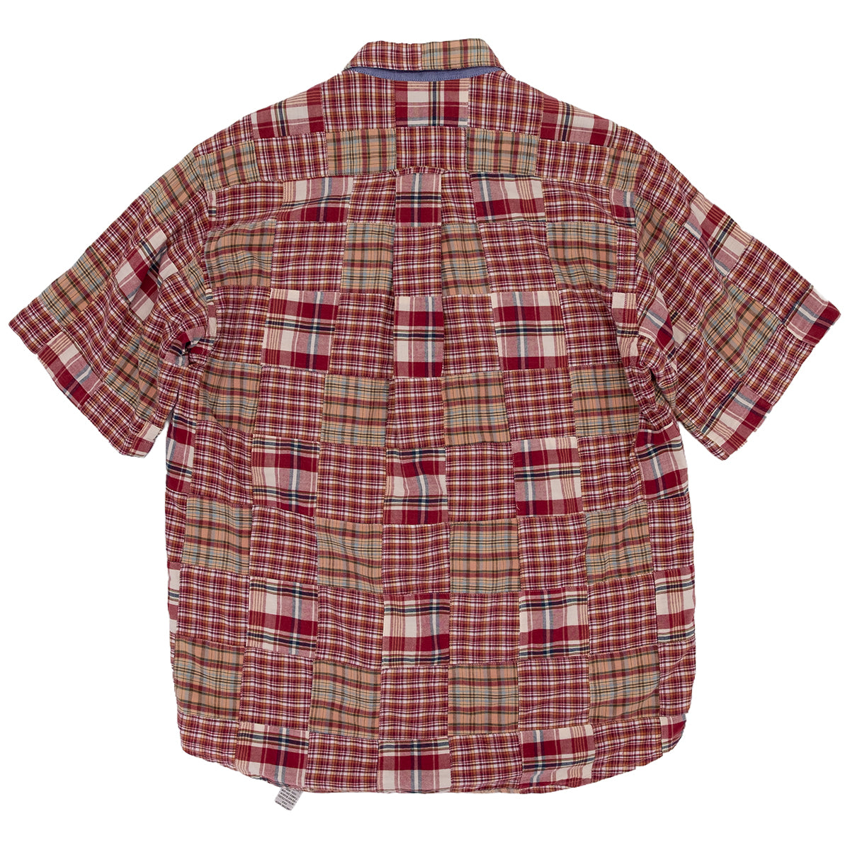 【USED】ORVIS PATCHWORK MADRAS CHECK S/S SHIRT