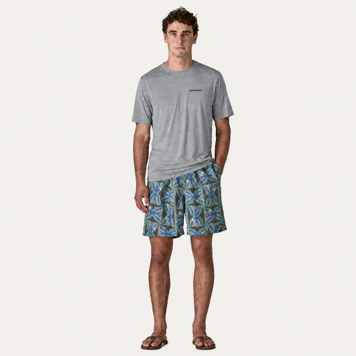 Patagonia パタゴニア Men's Baggies Longs - 7"
メンズ・バギーズ・ロング ７インチ Deep Freeze: Forge Grey 58035