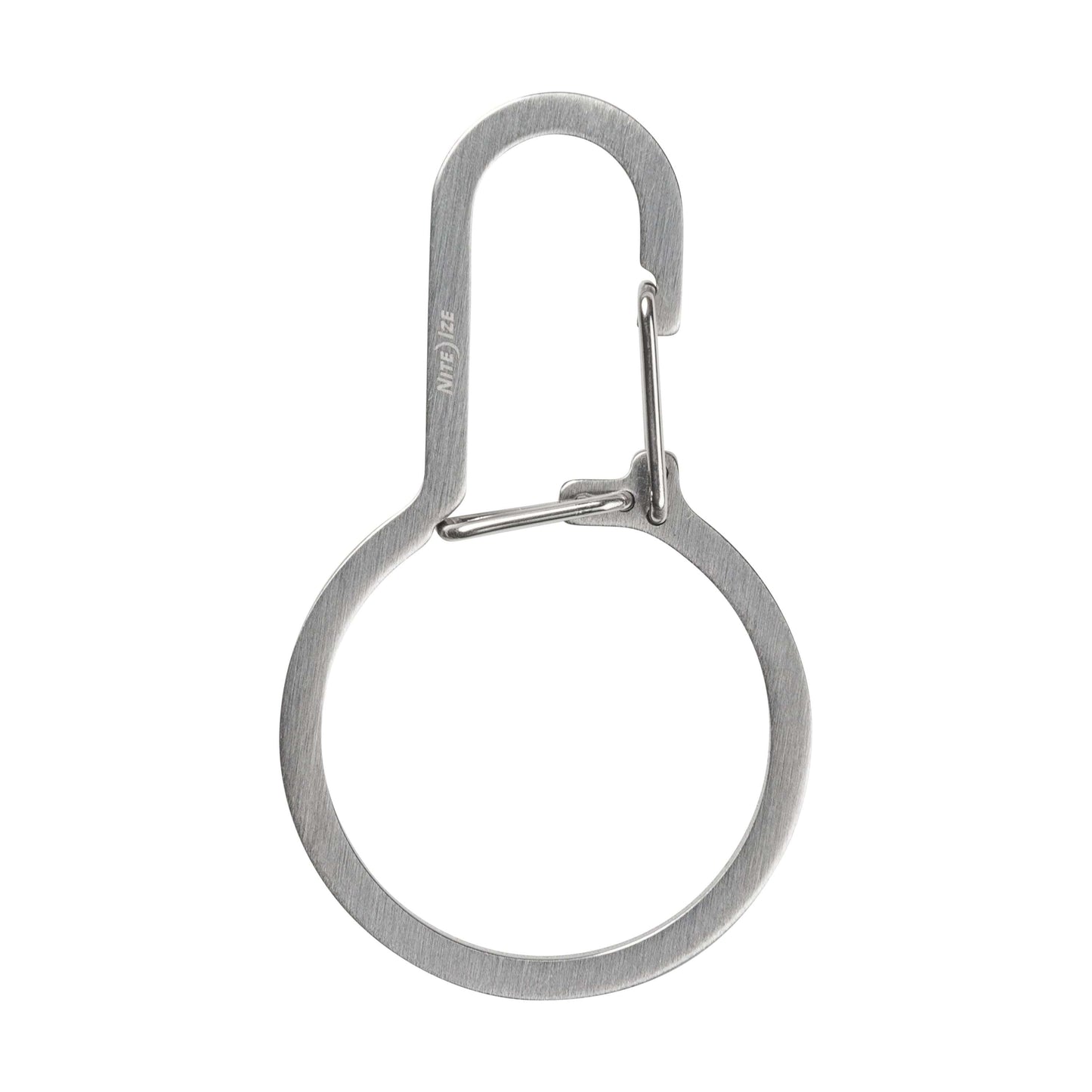 【DM便190円】NITE IZE ナイトアイズ DUALPASS DUAL CHAMBER KEY RING デュアルパス　キーリング　ステンレスシルバー