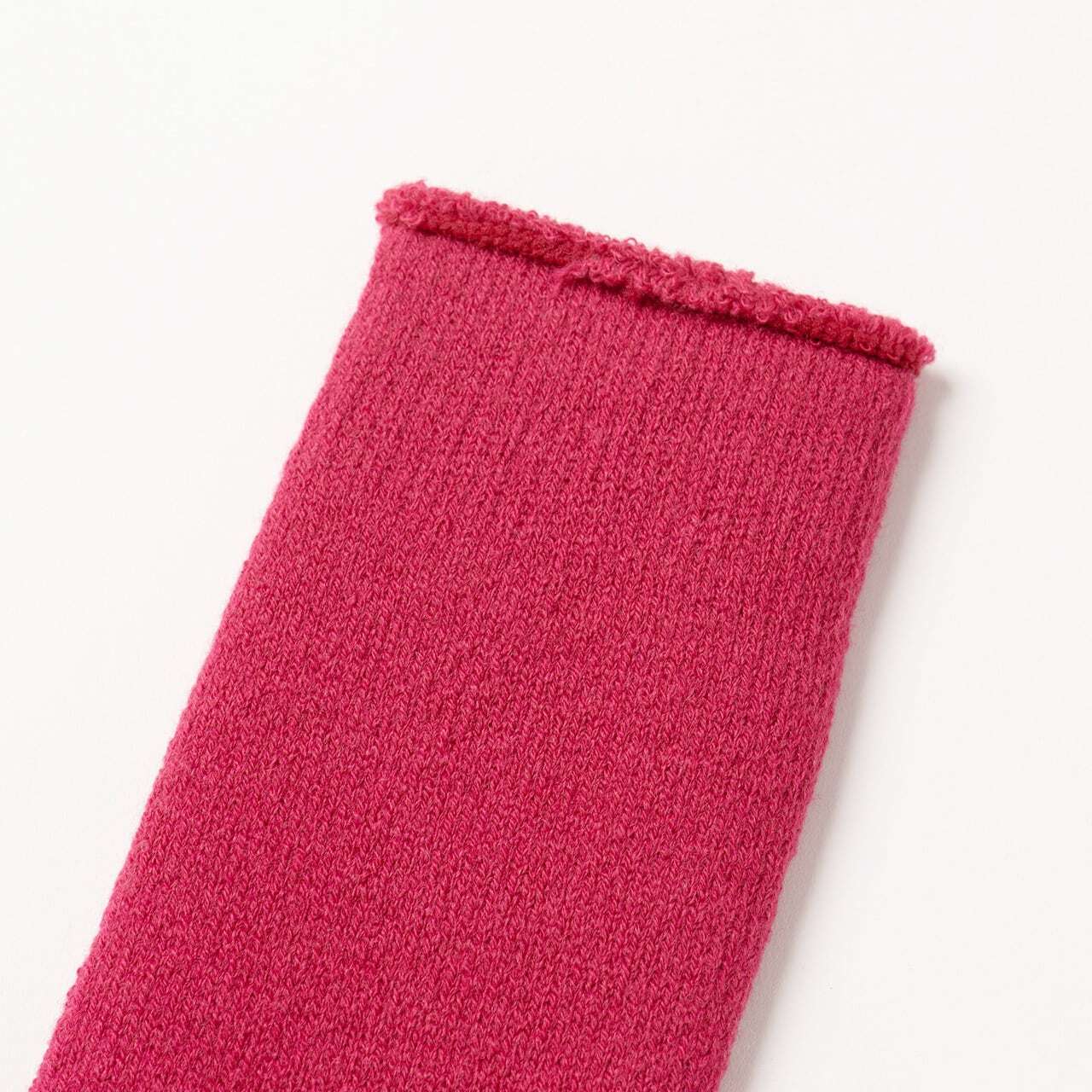 【DM便190円】NODAL Brushed Pile Socks（Berry） 裏起毛のパイルソックス NDY10