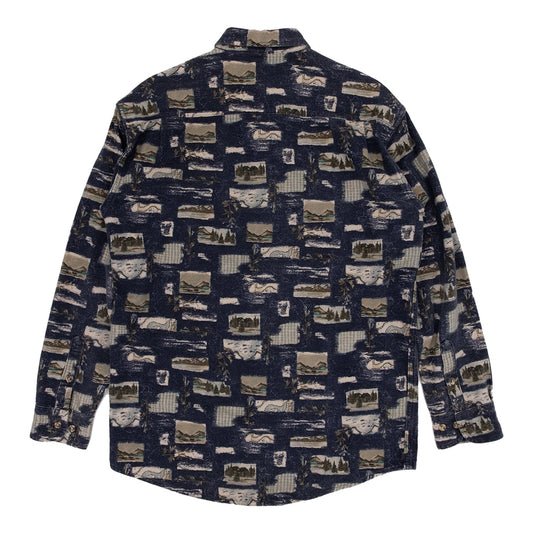 【USED】90s Cabela's カベラス Chamois Print Button Down Shirt シャモアプリント ボタンダウンシャツ