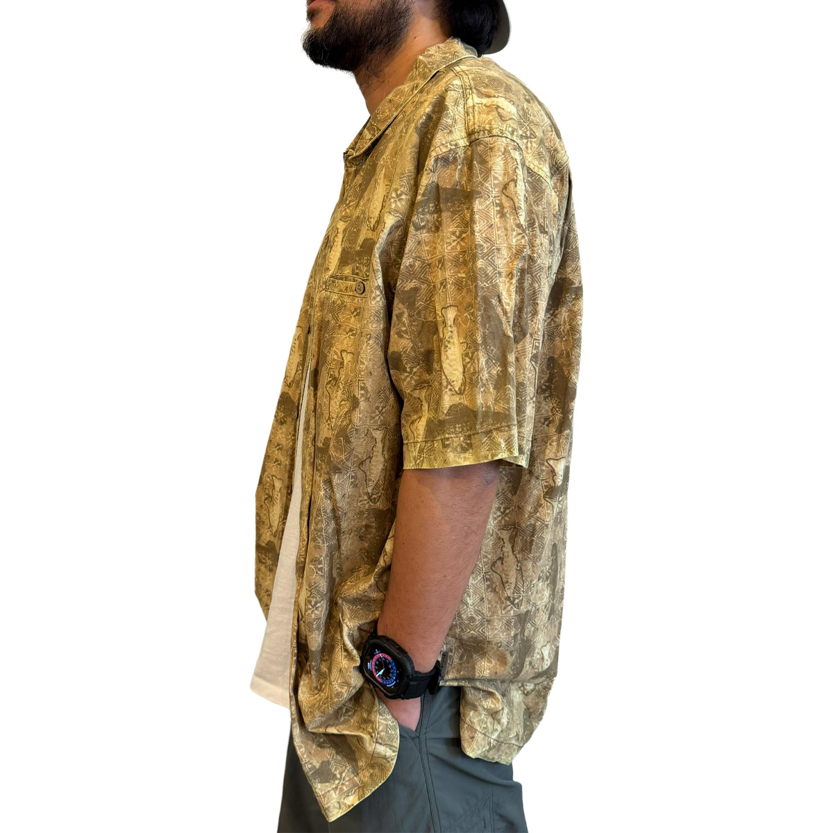 WOOLRICH ウールリッチ FISH CAMO PATTERN S/S SHIRT