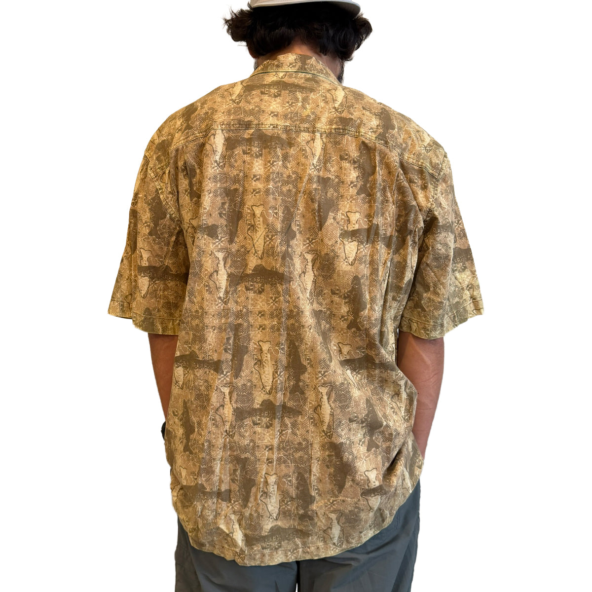 WOOLRICH ウールリッチ FISH CAMO PATTERN S/S SHIRT