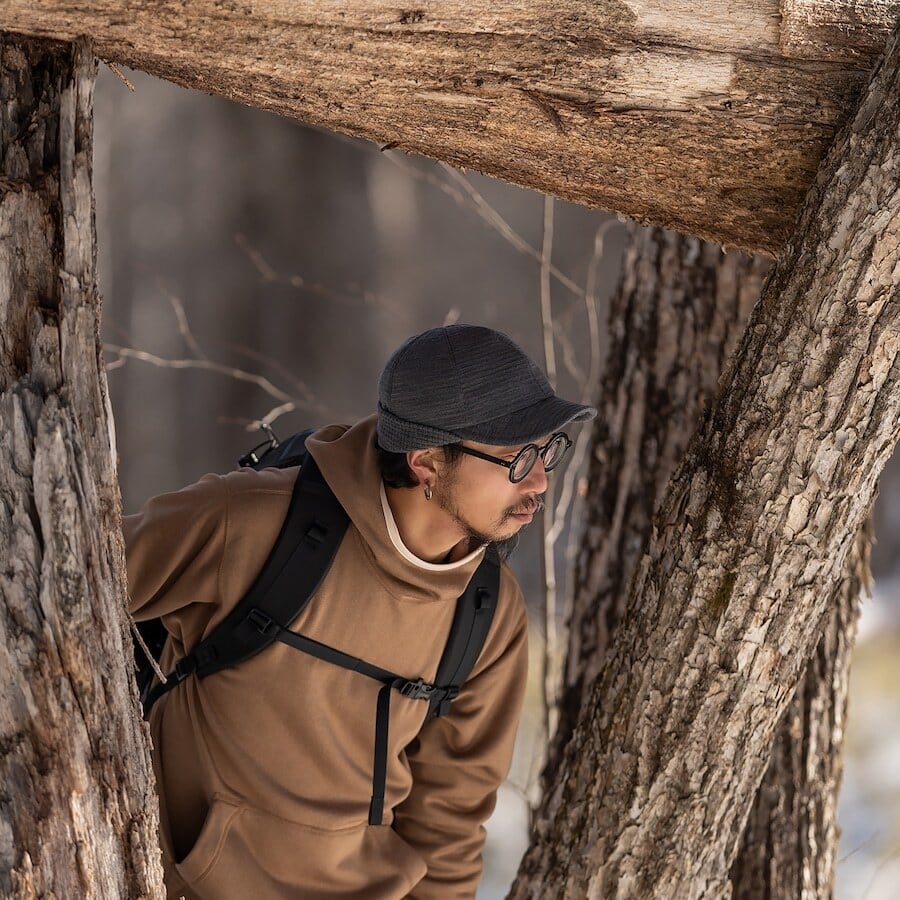 【DM便190円】RIDGE MOUNTAIN GEAR リッジマウンテンギア Grid Merino Earmuff Cap グリッドメリノ イヤーマフキャップ