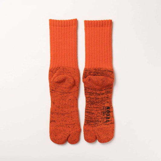 【DM便190円】NODAL 84N Wool Long Socks（Orange） ウールロングソックス NDY09