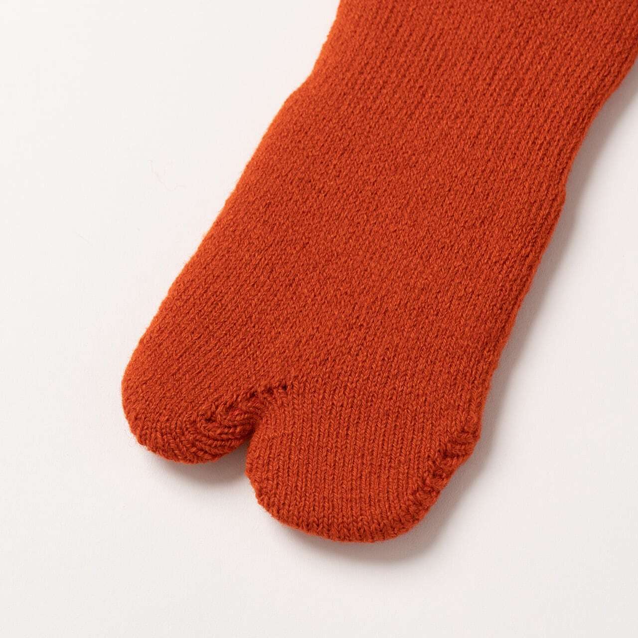【DM便190円】NODAL Brushed Pile Socks（Orange） 裏起毛のパイルソックス NDY10
