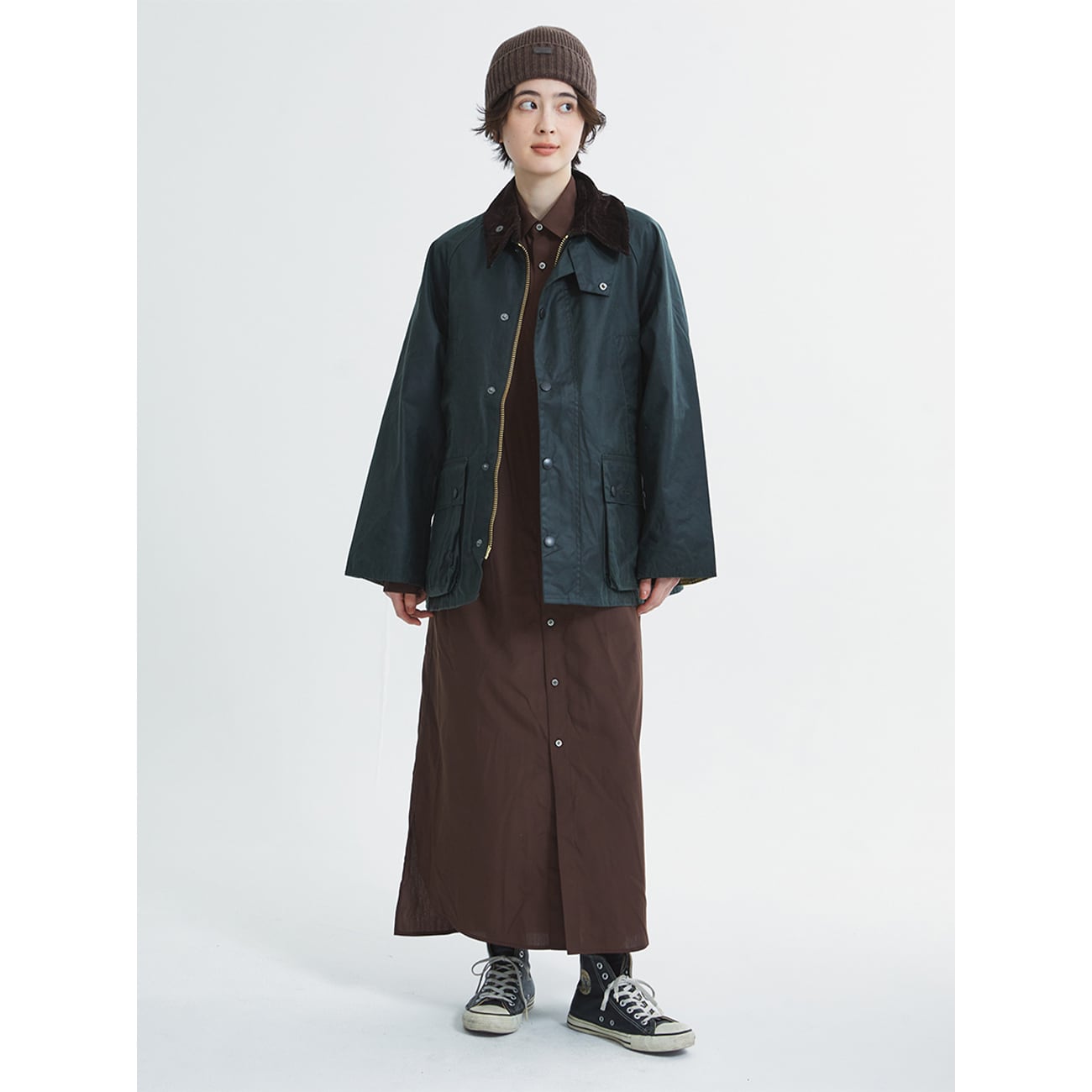 Barbour バブアー Oversized Bedale Waxed Jacket ビデイル ワックス ジャケット オーバーサイズ フィット （ユニセックス）252MWX1679