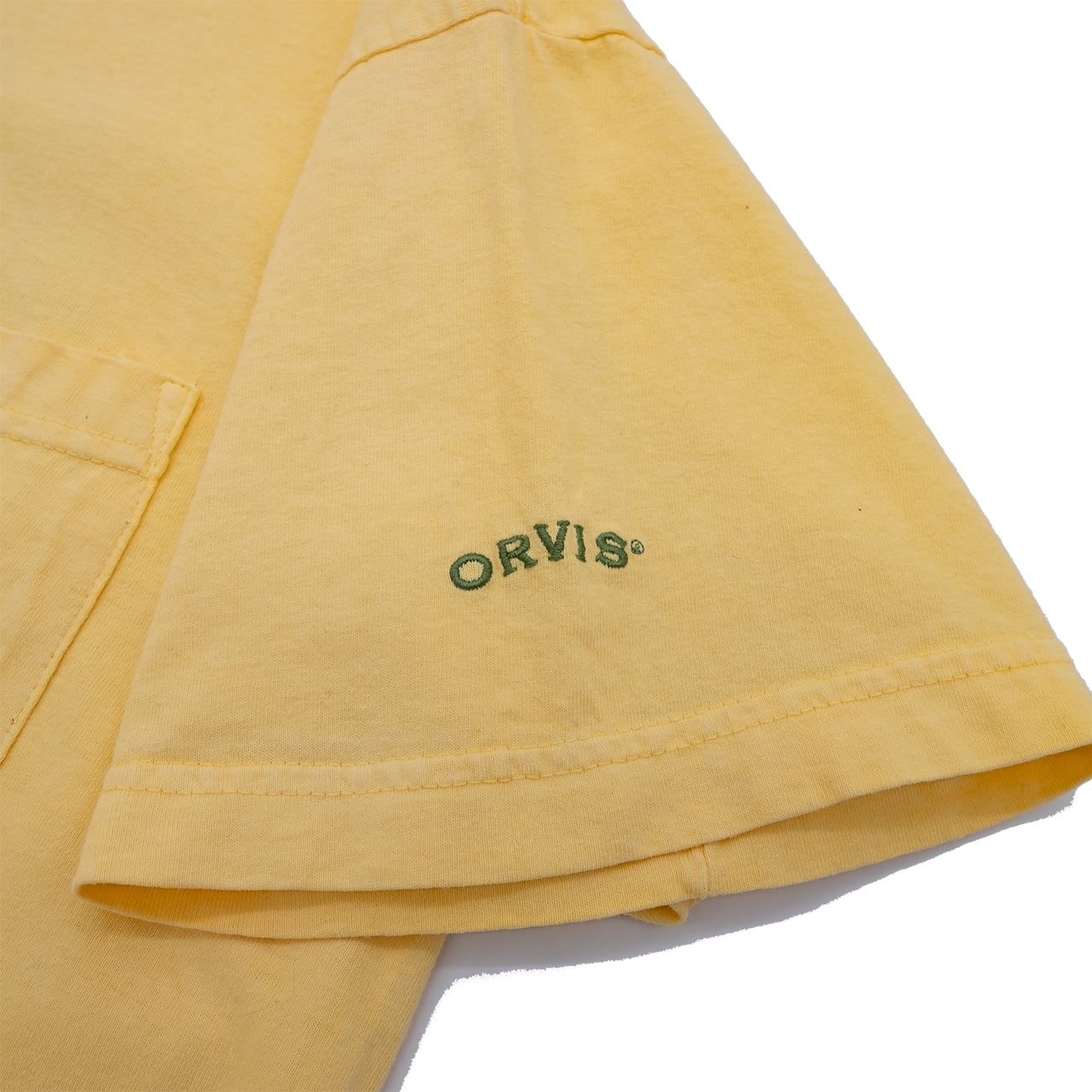 【USED】00s ORVIS "Rhodes Fly Shop" Brown Trout Graphic T-Shirt オービス トラウトプリントTシャツ