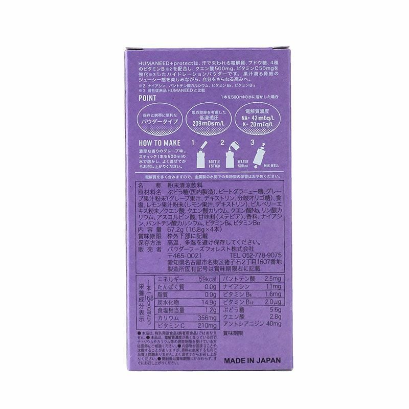 【DM便190円】ME/NU メニュー HUMANEED+protect GRAPE ヒューマニード グレープ