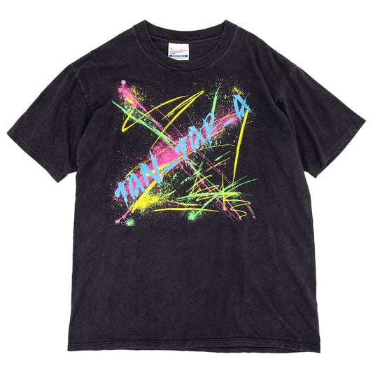 【USED】90s Girardin Sportswear Splatter Art T-Shirt USA製