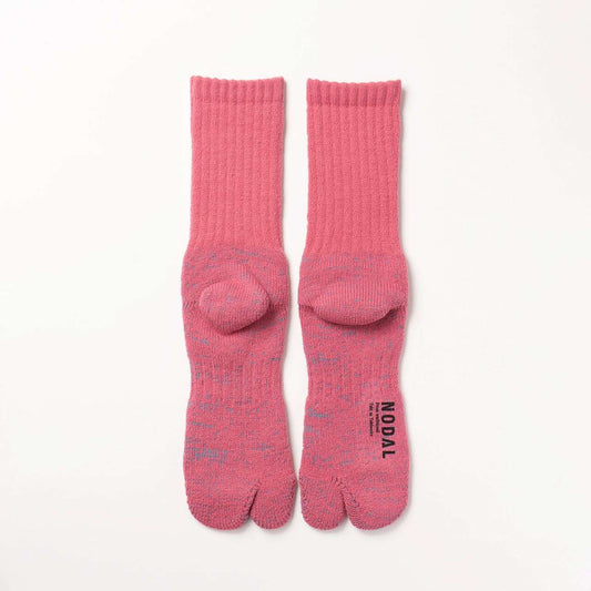 【DM便190円】NODAL 84N Wool Long Socks（Cherry Pink） ウールロングソックス NDY09