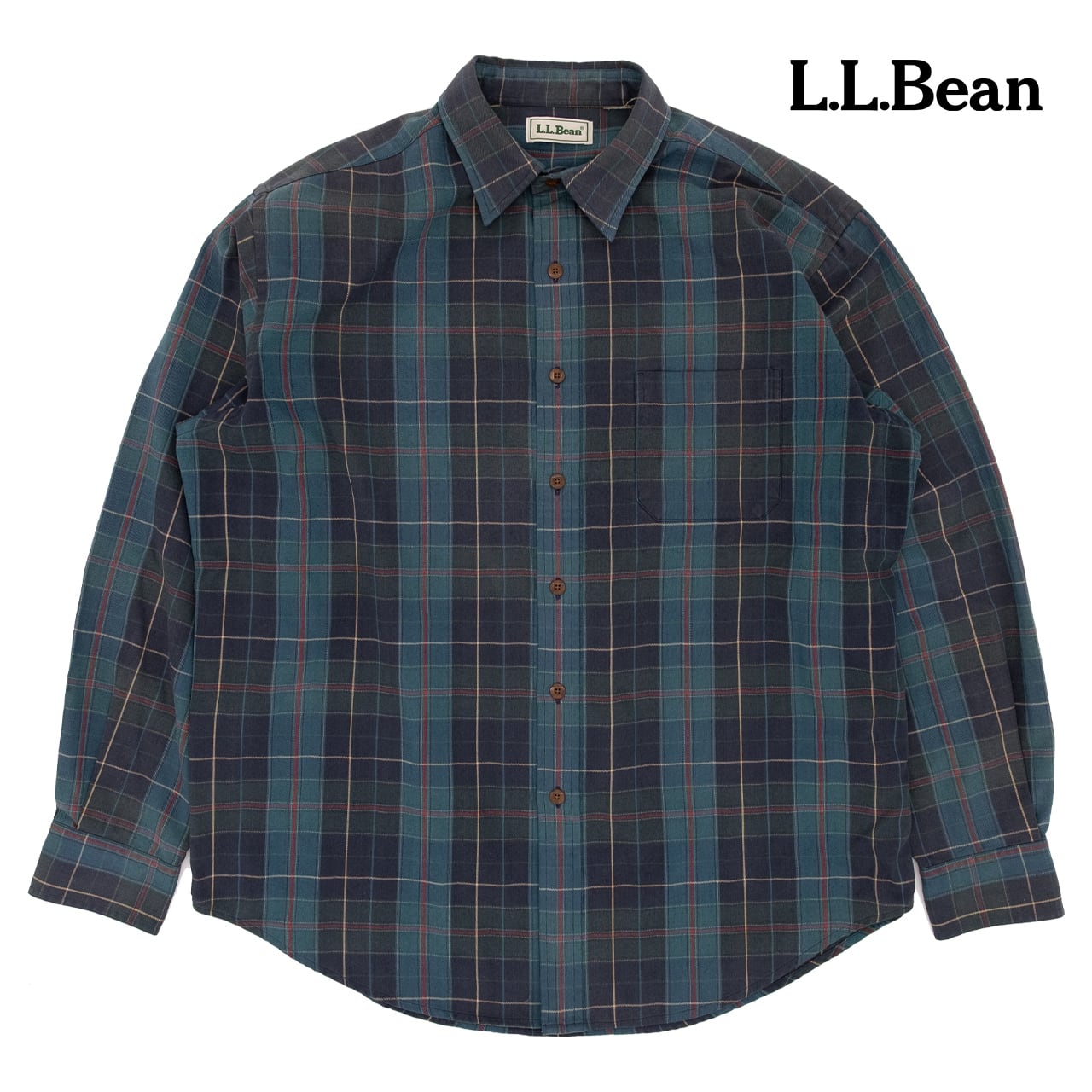 【USED】90s L.L.Bean Flannel Shirt エルエルビーン フランネルシャツ