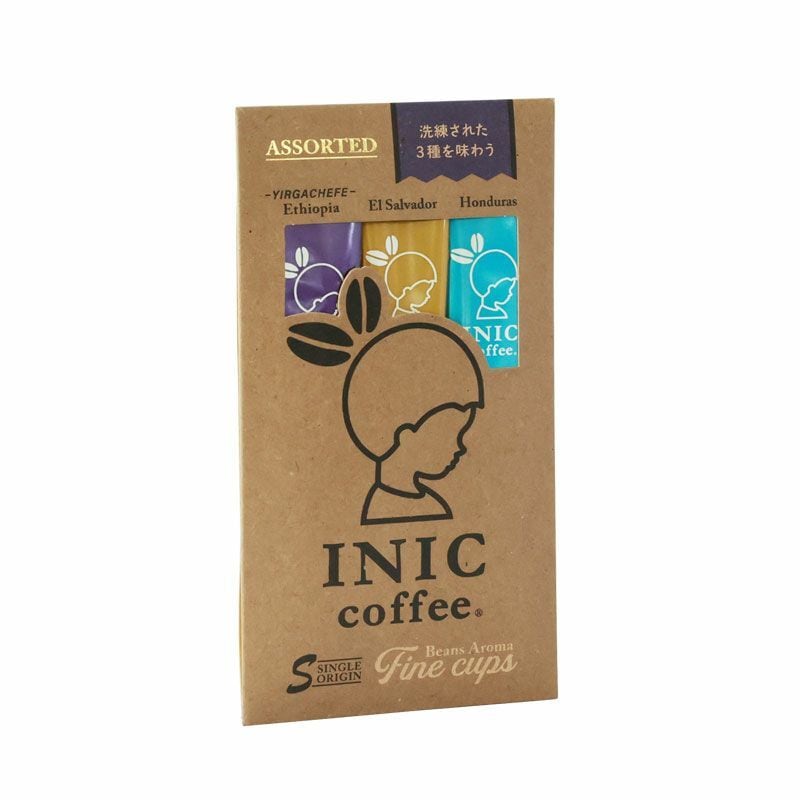 INIC coffee イニックコーヒー ビーンズアロマ ファインカップス アソート 3本入