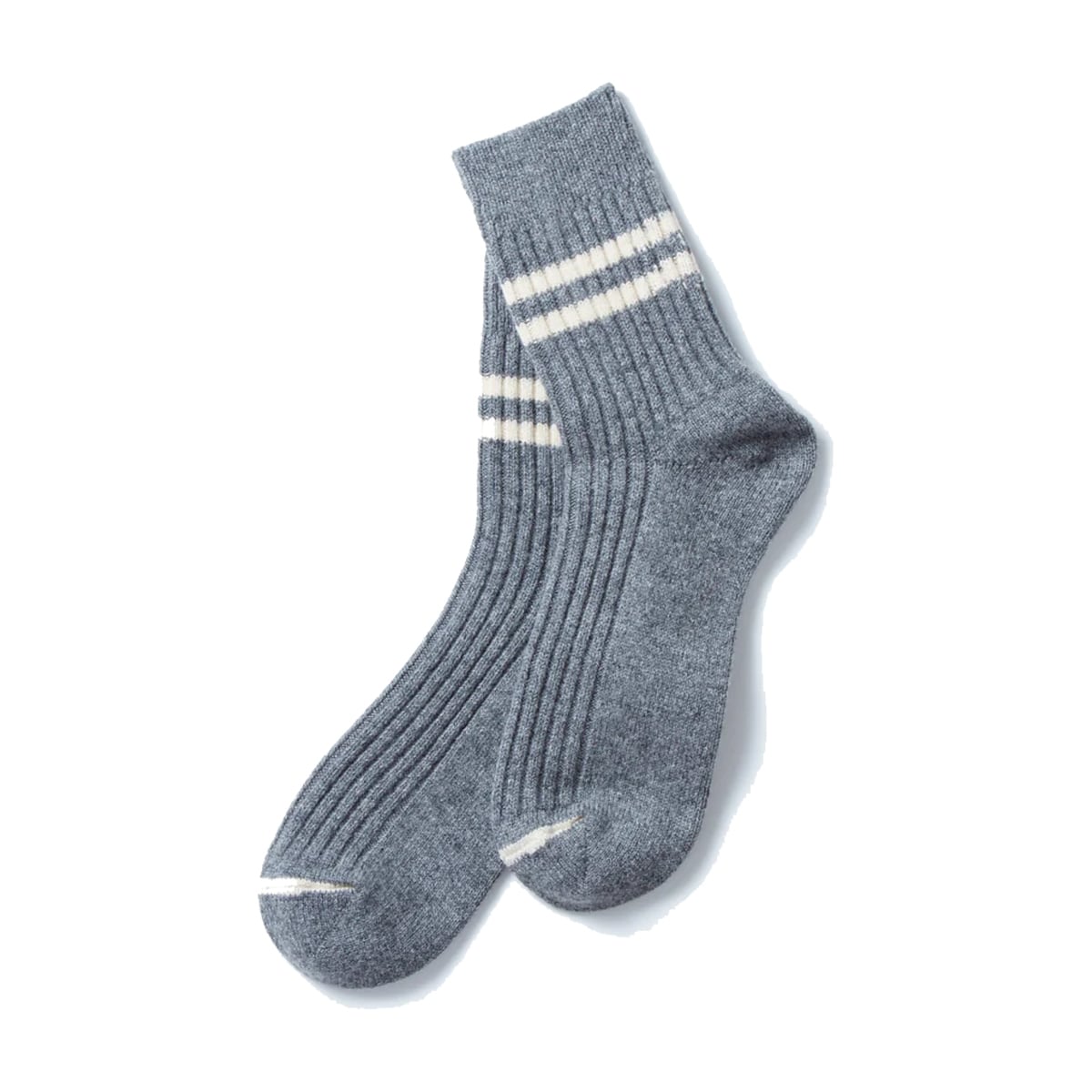 【DM便190円】ROTOTO ロトト MERINO LAMBS WOOL STRIPE SOCKS メリノラムウール ストライプソックス R1489-232