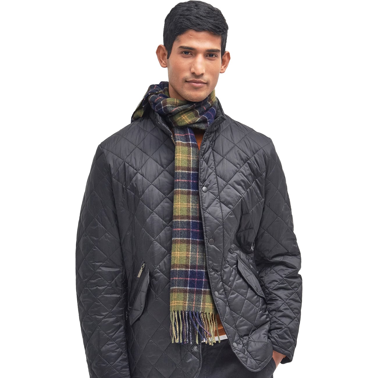 Barbour バブアー Tartan Lambswool Scarf Classic タータン ラムズウールスカーフ USC001