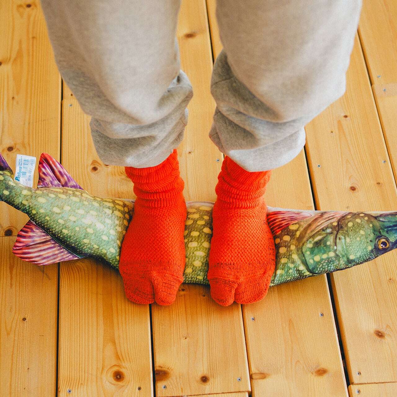 【DM便190円】NODAL 84N Wool Long Socks（Orange） ウールロングソックス NDY09