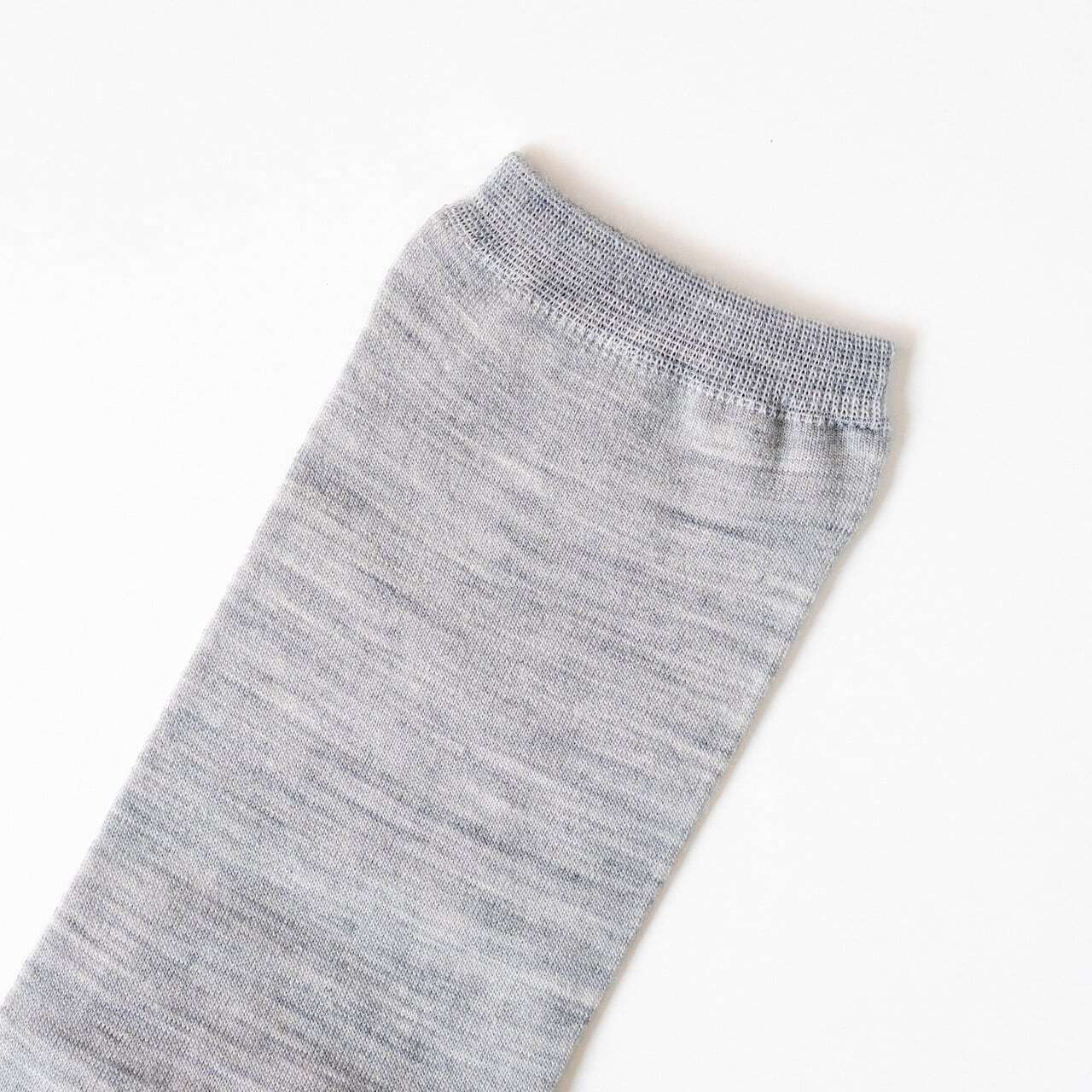 【DM便190円】NODAL Australian MerinoWool Socks（Melange Gray） ノーダル オーストラリアンメリノソックス メランジグレー