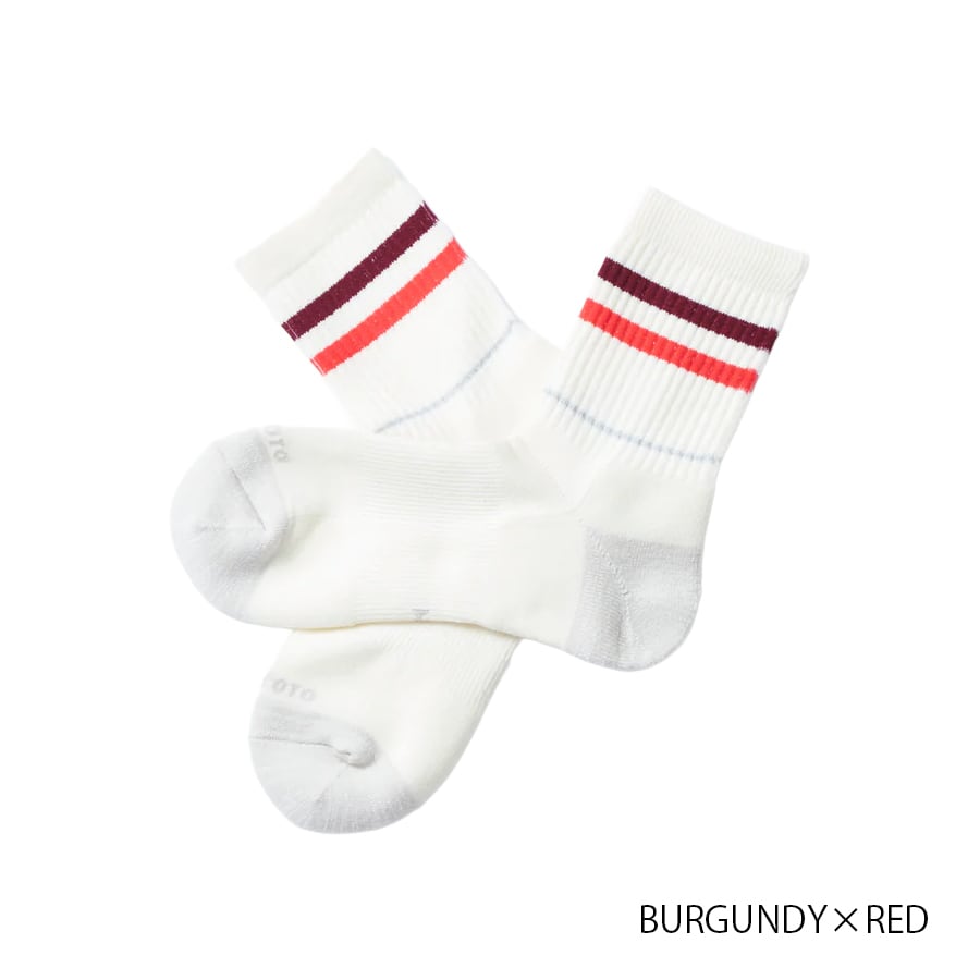 【DM便190円】ROTOTO ロトト ALLROUNDER ”2 STRIPE MERINO CREW ” オールラウンダー 2ストライプ メリノクルー