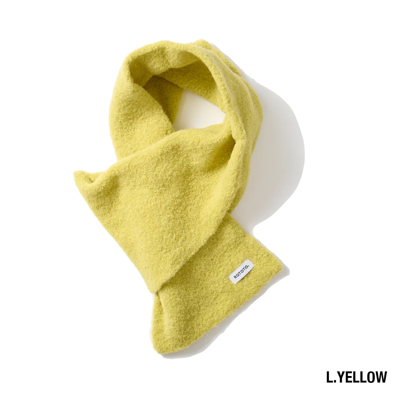 【DM便190円】ROTOTO ロトト ALPACA BOUCLE SHORT MUFFLER アルパカ ブークレ ショートマフラー R5152-252