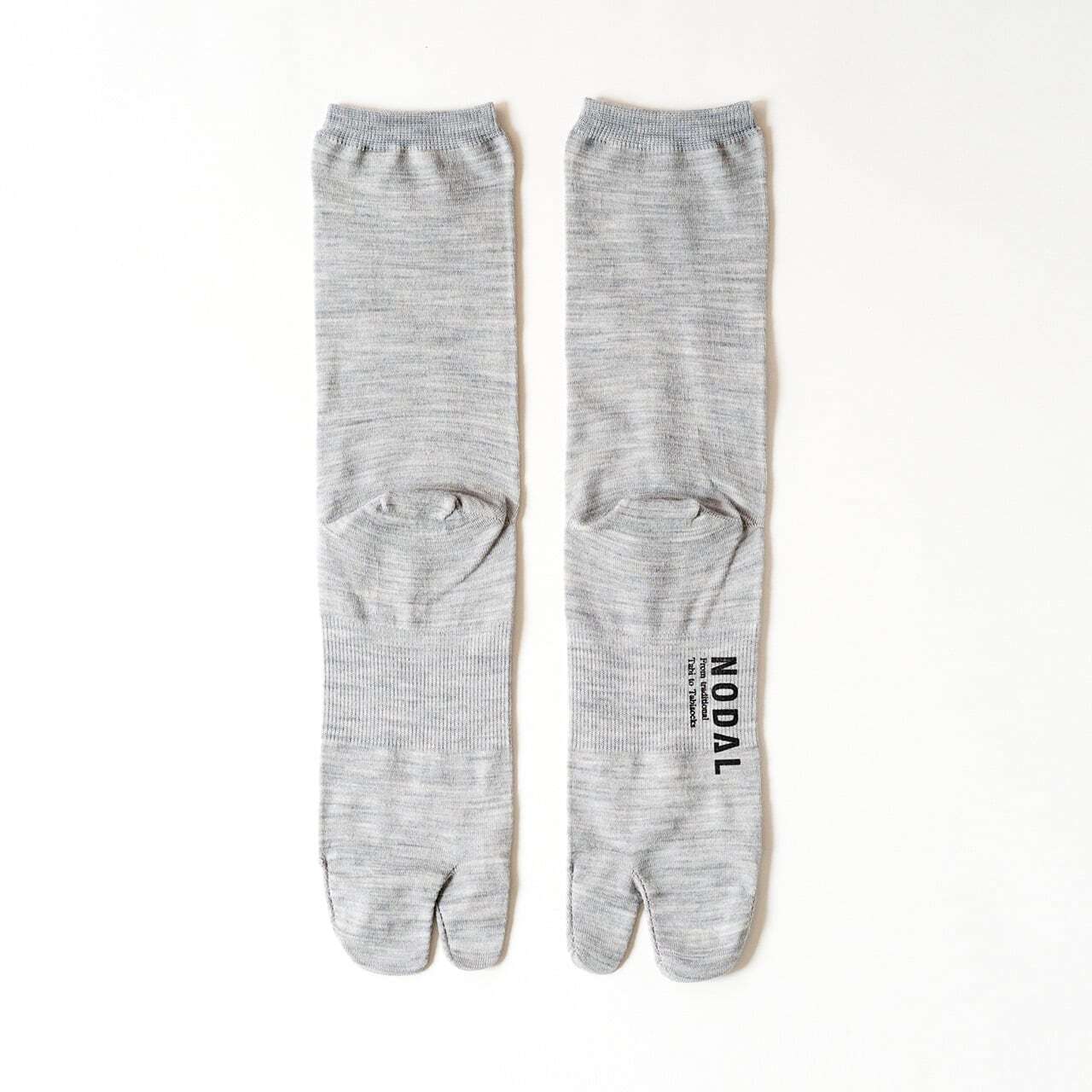 【DM便190円】NODAL Australian MerinoWool Socks（Melange Gray） ノーダル オーストラリアンメリノソックス メランジグレー