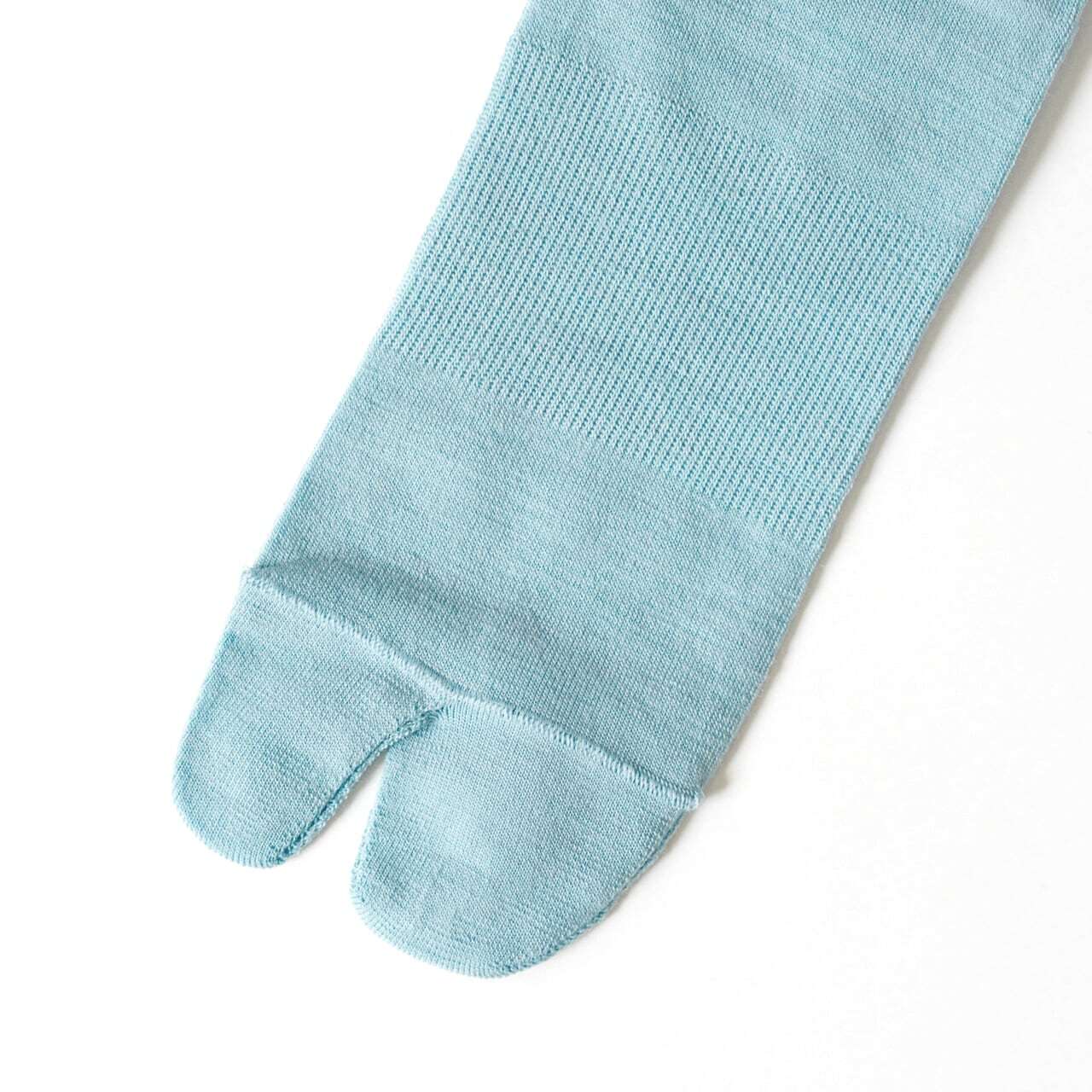 【DM便190円】NODAL Australian MerinoWool Socks（Light Blue）ノーダル オーストラリアンメリノソックス ライトブルー