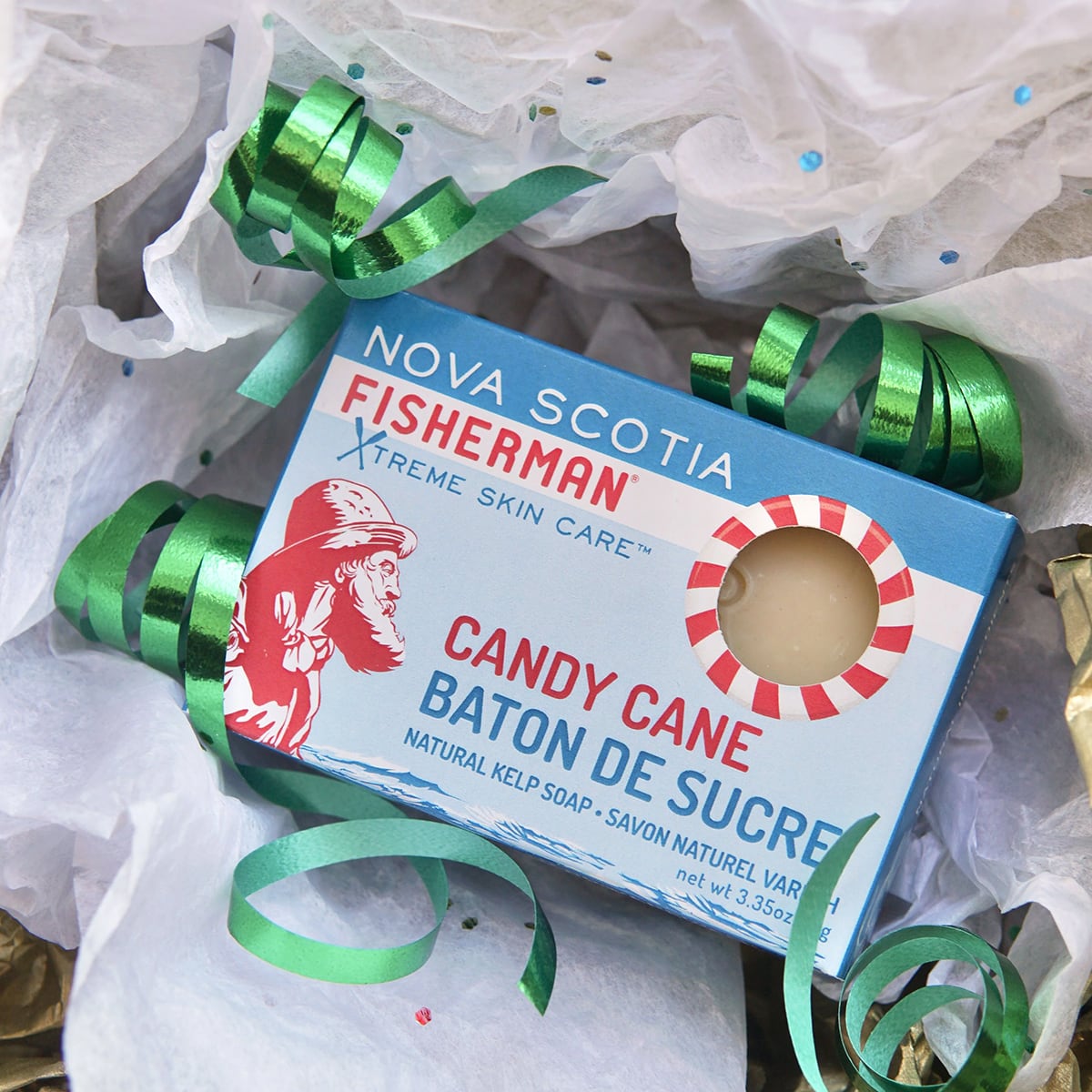 NOVA SCOTIA FISHERMAN ノバスコシア・フィッシャーマン CANDY CANE MINT キャンディケインソープ (季節限定)