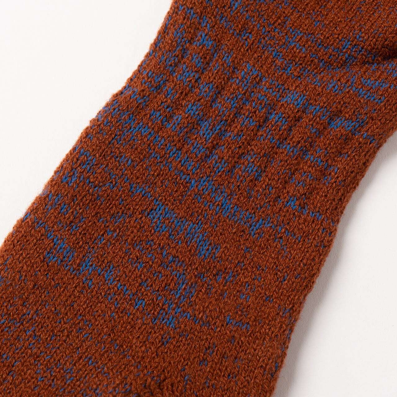 【DM便190円】NODAL 84N Wool Long Socks（Brown） ウールロングソックス NDY09