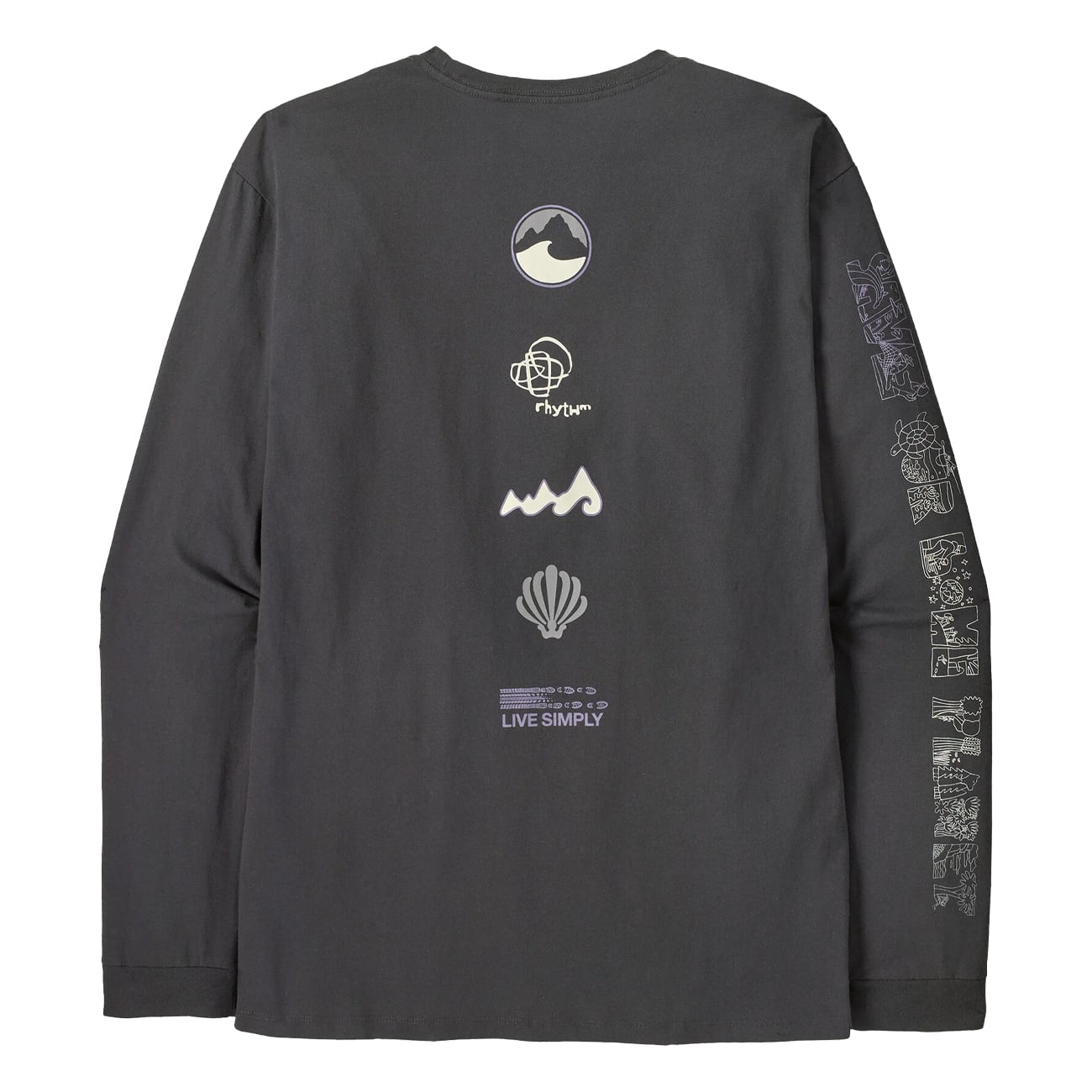 【DM便190円】Patagonia パタゴニア Men's Long-Sleeved Long Way 'Round Organic Shirt メンズ・ロングスリーブ・ロング・ウェイ・ラウンド・オーガニック・Tシャツ 37821