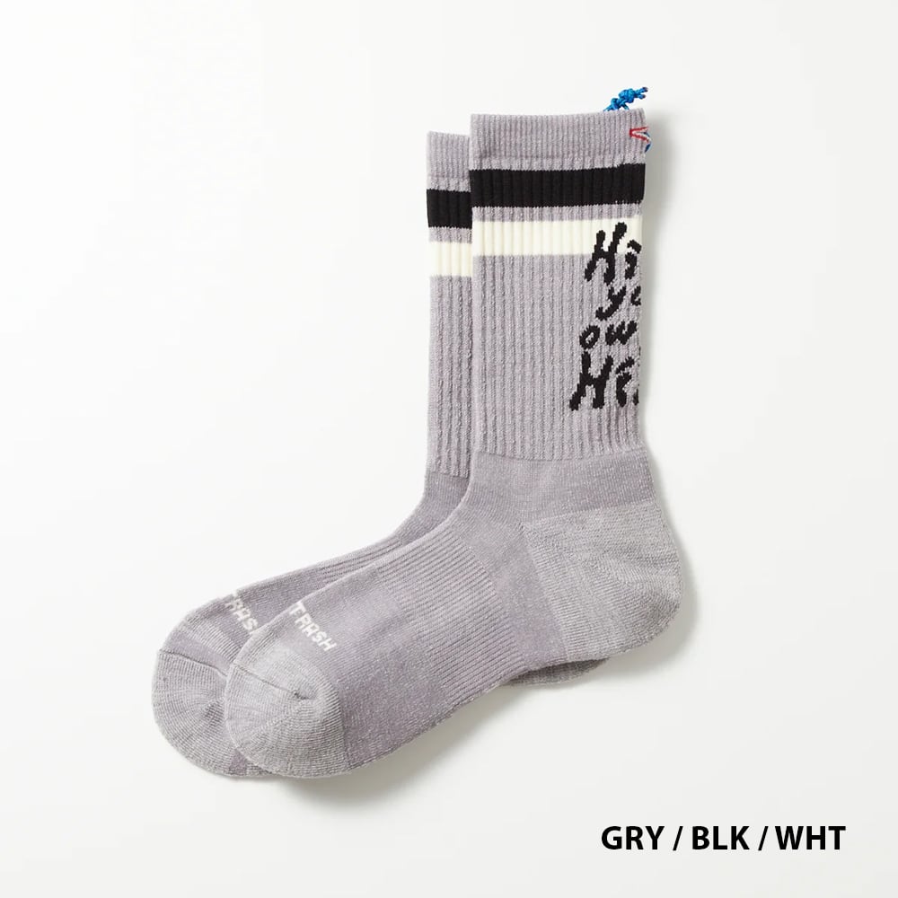 【DM便190円】HIKER TRASH ハイカートラッシュ H.Y.O.H ”HIKE TREK CREW”（HT30004）