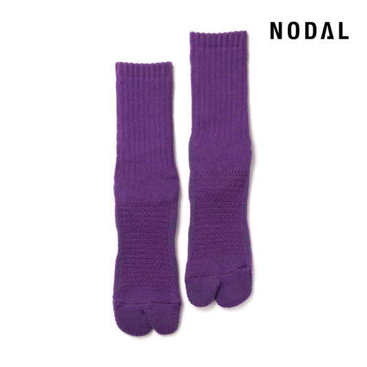 【DM便190円】NODAL 84N Wool Long Socks（Violet） ウールロングソックス NDY09