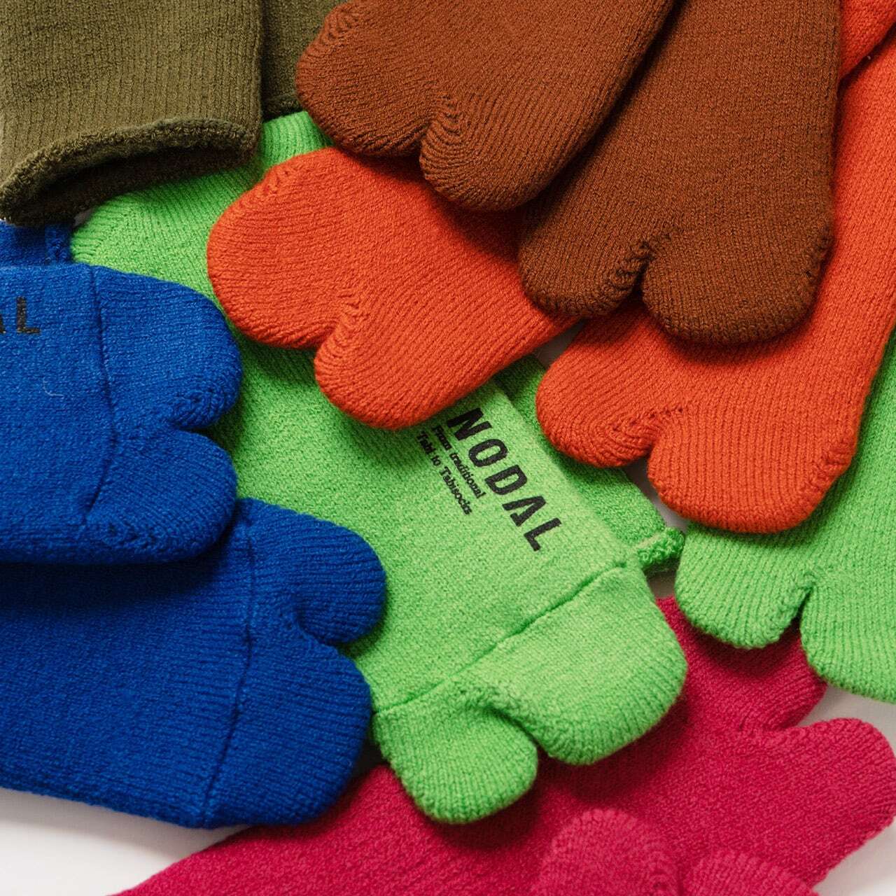 【DM便190円】NODAL Brushed Pile Socks（Coffee） 裏起毛のパイルソックス NDY10