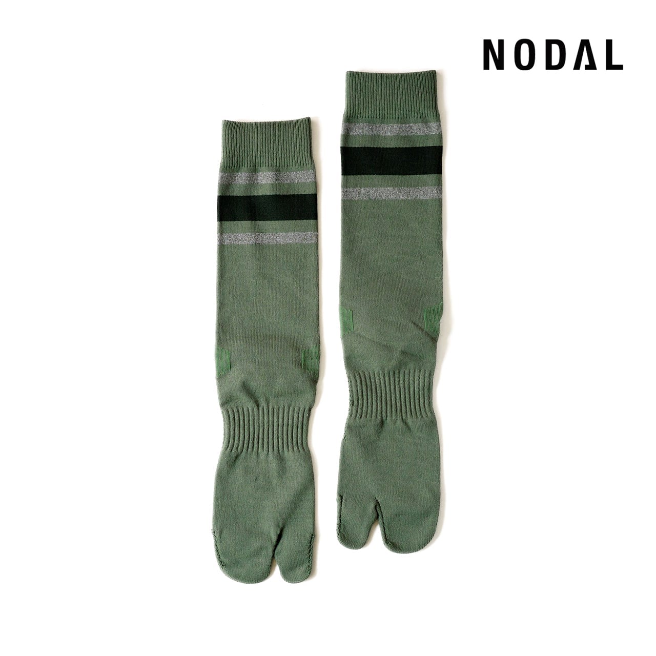 【DM便190円】NODAL Gym Socks （Khaki） ノーダル ジムソックス カーキ