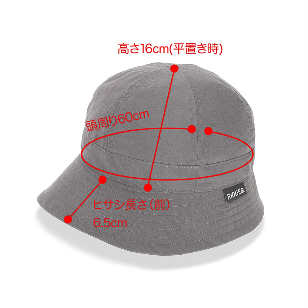 【DM便190円】RIDGE MOUNTAIN GEAR リッジマウンテンギア Enough Hat 2026 イナフハット