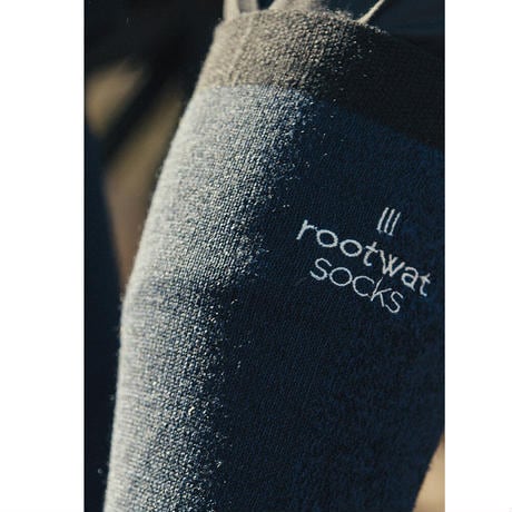 rootwatsocks ルートワットソックス WOOL HYBRID LONG SOX [SS Ver] ウールハイフ?リット?ロンク?ソックス（春・夏用）