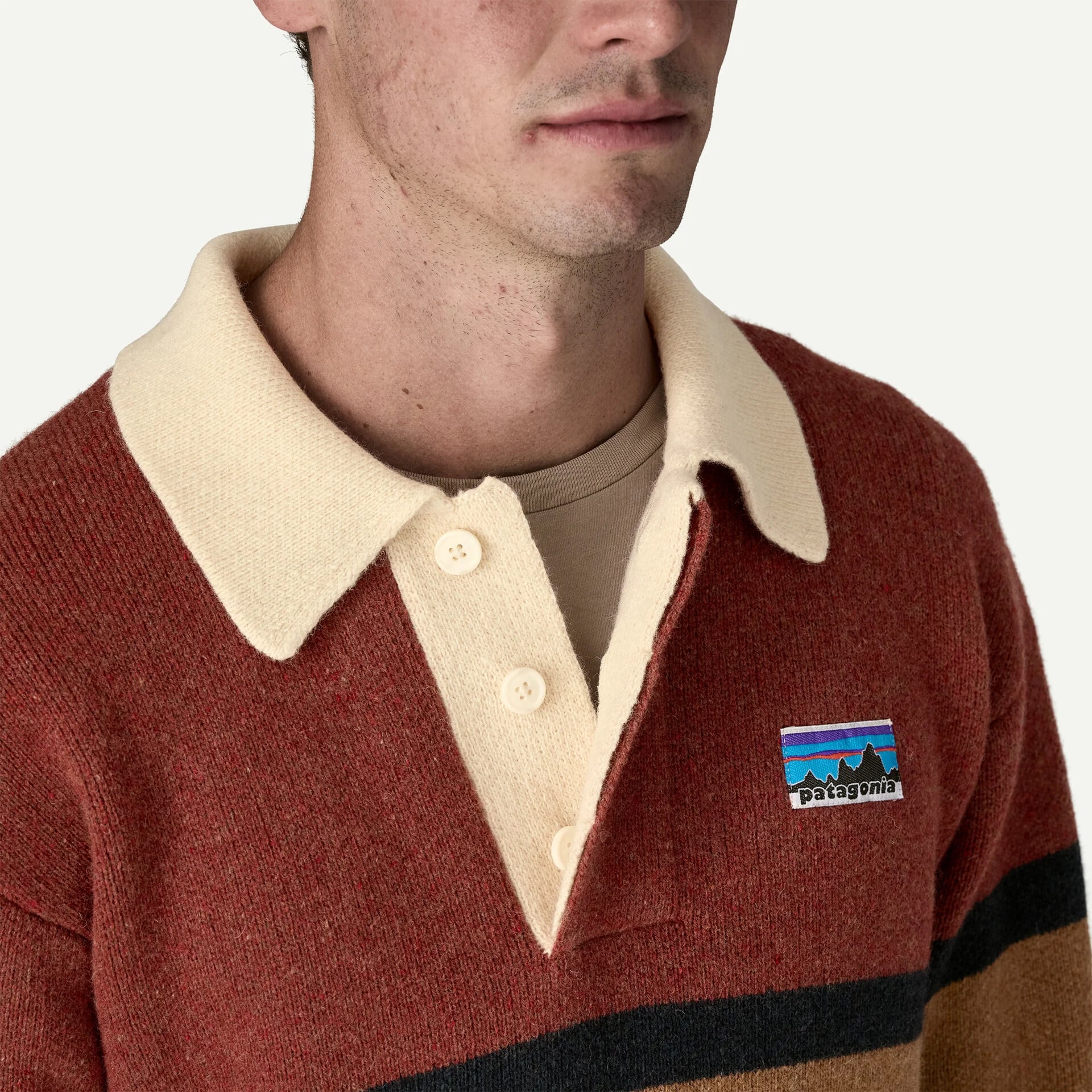 Patagonia パタゴニア Recycled Wool-Blend Rugby Sweater リサイクル・ウールブレンド・ラグビー・セーター Rugby Big: Sunken Blue 50900