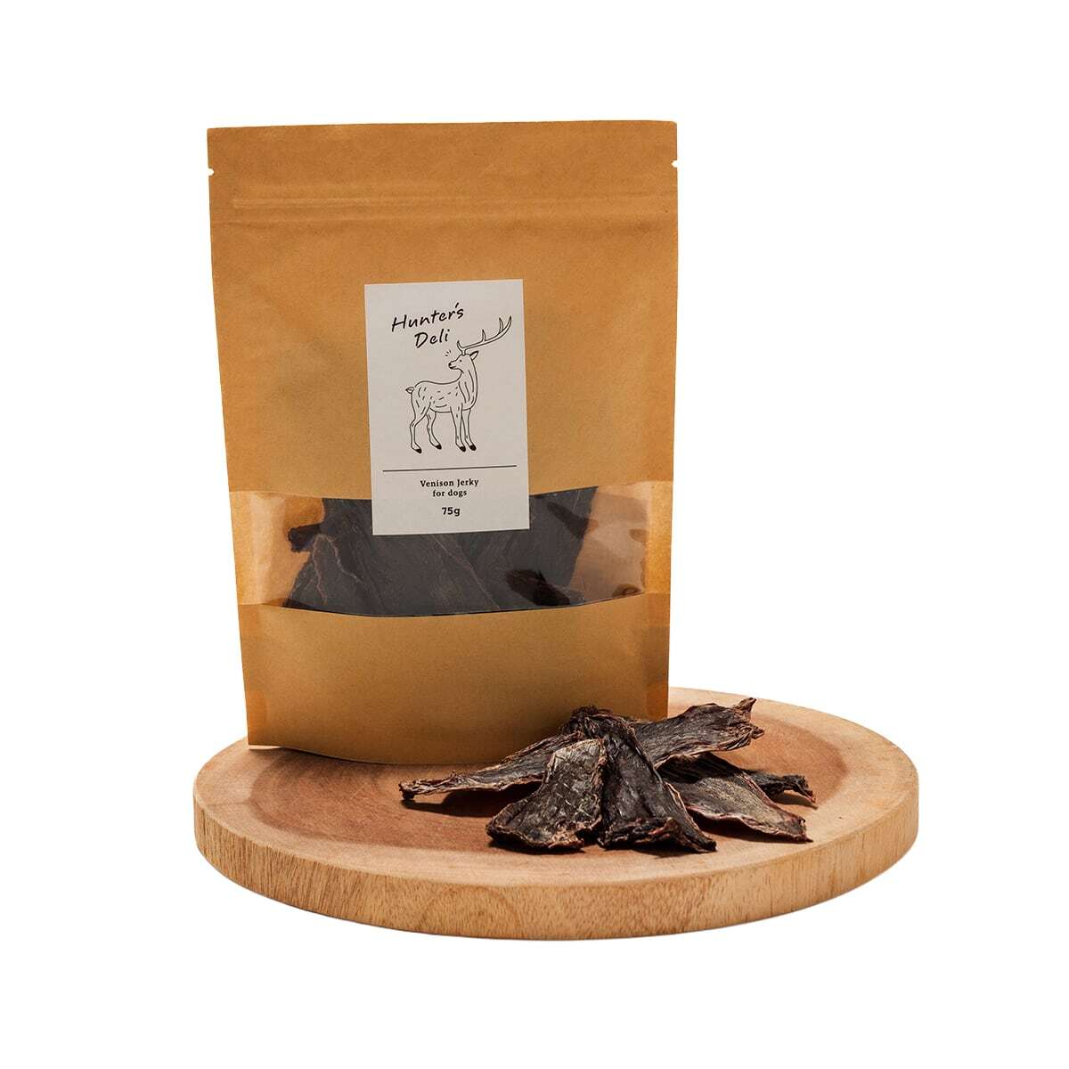 Hunter's Supply ハンターズ サプライ Hunter's Deli 犬用シカ肉ジャーキー 75g