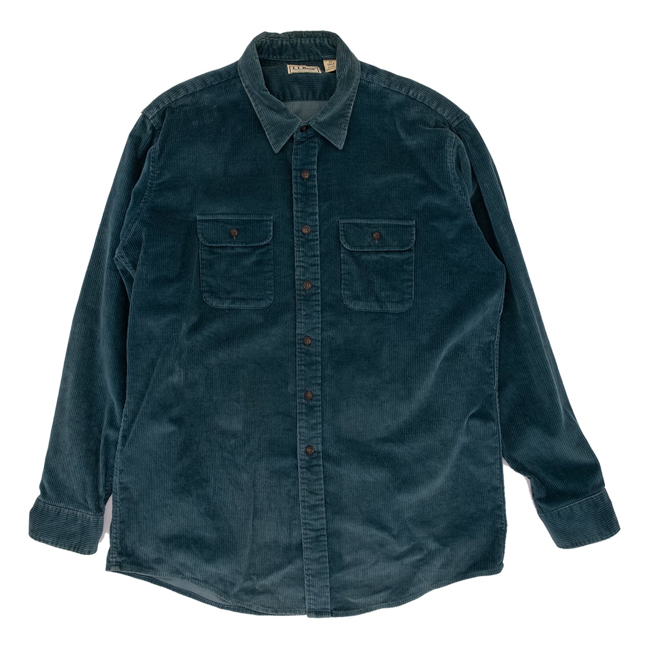 【USED】90s L.L.Bean Corduroy Shirt エルエルビーン コーデュロイボタンダウンシャツ made in USA