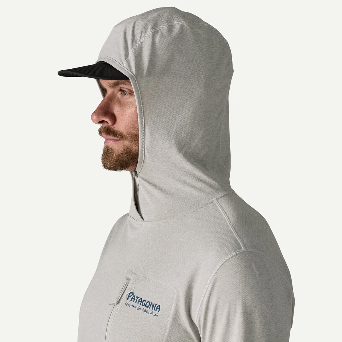 【DM便190円】Patagonia パタゴニア Men's Capilene? Cool Sun Hoody - Water People Banner メンズ・キャプリーン・クール・サン・フーディ（ウォーター・ピープル・バナー）