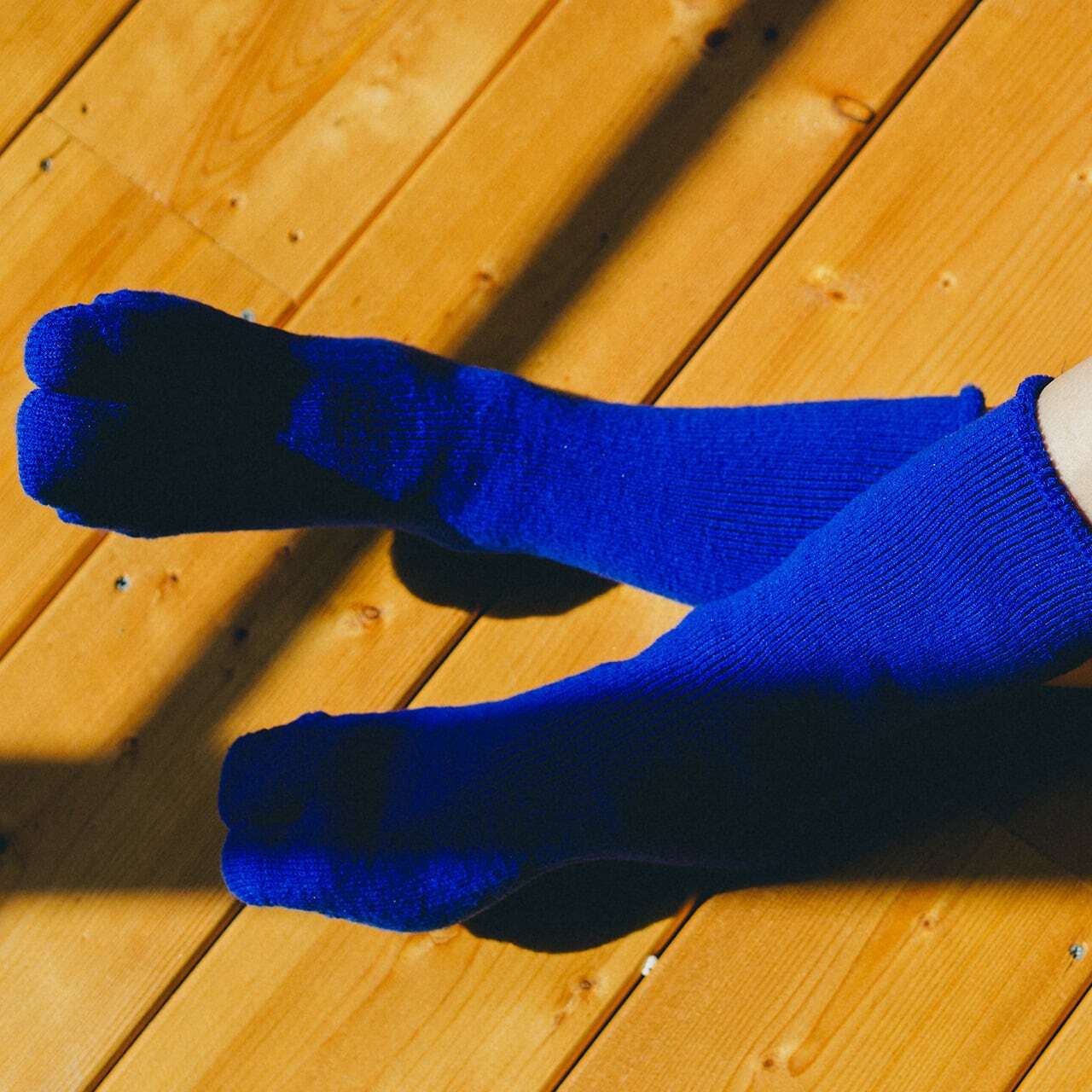 【DM便190円】NODAL Brushed Pile Socks（Royal Blue） 裏起毛のパイルソックス NDY10