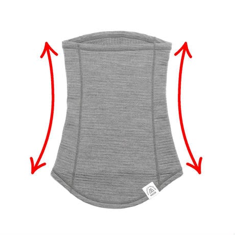 【DM便190円】RIDGE MOUNTAIN GEAR｜Grid Merino Long Neck Gaiter リッジマウンテンギア グリッドメリノ ロングネックゲイター
